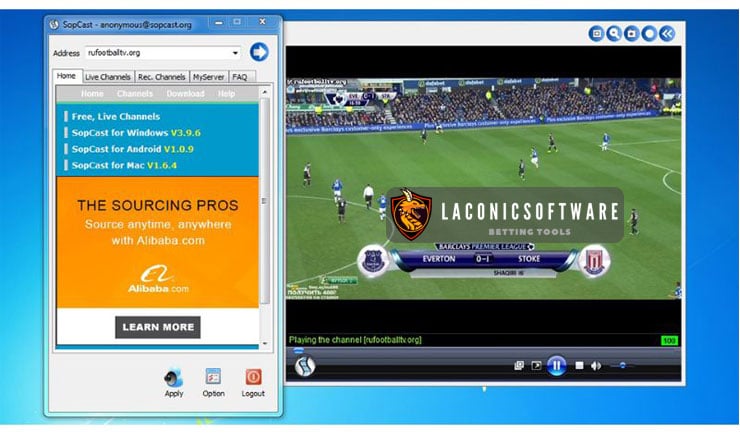 Phần mềm xem bóng đá Sopcast qua ưu và nhược điểm của nó