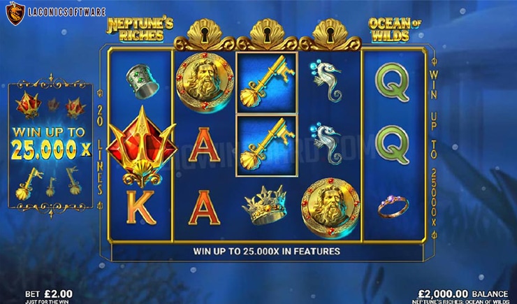 Hướng dẫn cách chơi Neptune’s Riches – Ocean of Wilds