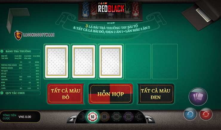 Hướng dẫn cách chơi Red Black Poker