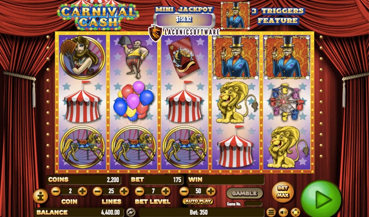 Hướng dẫn cách chơi Carnival Cash