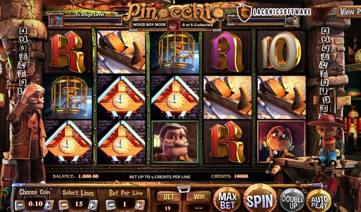 Hướng dấn cách chơi Pinocchio Slot