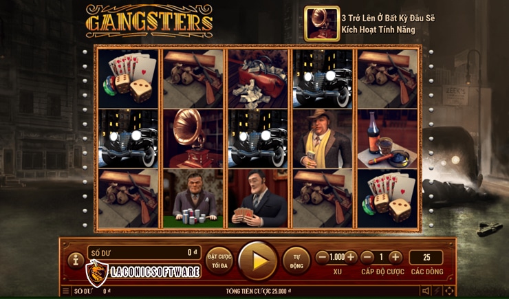 Hướng dẫn cách chơi Gangster Slot