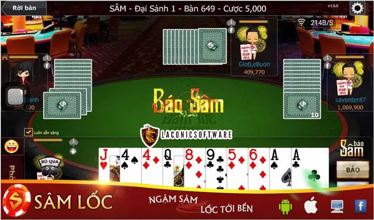 Cách đánh bài Sâm Lốc