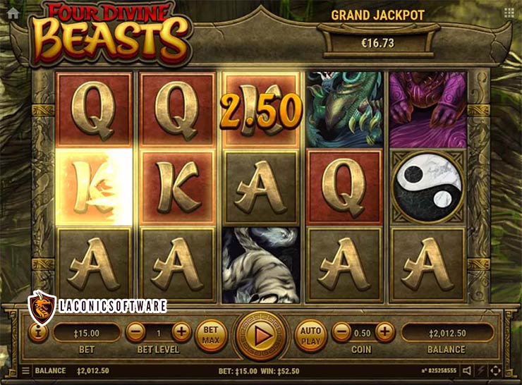 Cách chơi Four Divine Beasts Slot